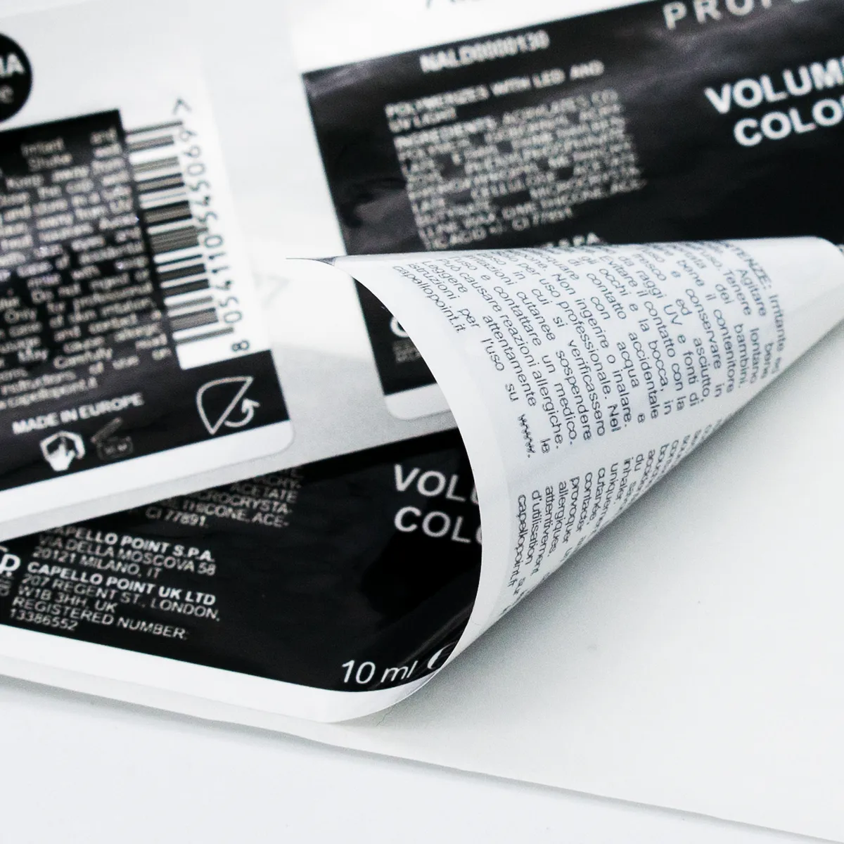 Etykieta Peel and read